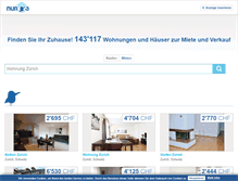 Tablet Screenshot of nuroa.ch