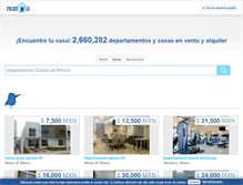 Tablet Screenshot of nuroa.com.mx